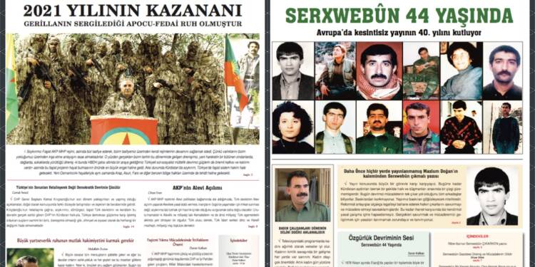 SERXWEBÛN ÖZEL SAYIYLA ÇIKTI: 44 YILDA 480 SAYI, 34 ÖZEL SAYI
