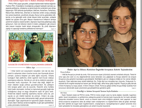SERXWEBÛN’UN EKİM SAYISI ÇIKTI