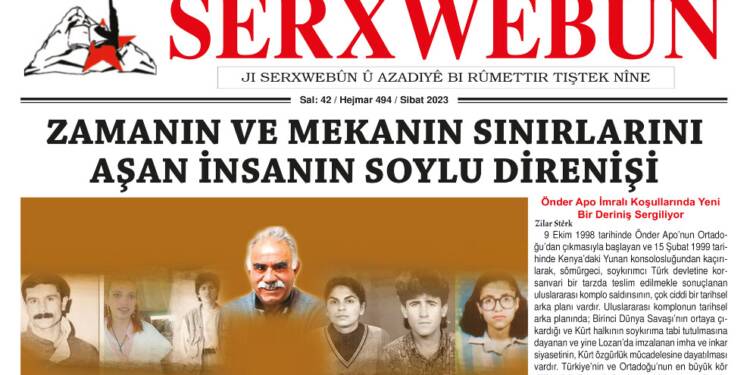 GAZETEMİZ SERXWEBÛN’UN ŞUBAT SAYISI ÇIKTI