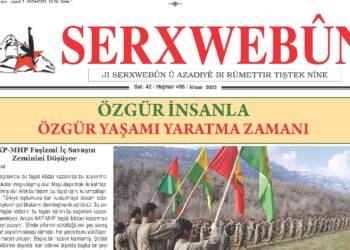 GAZETEMİZ SERXWEBÛN’UN NİSAN SAYISI ÇIKTI
