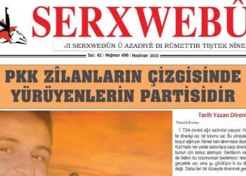 SERXWEBÛN’UN HAZİRAN SAYISI ÇIKTI