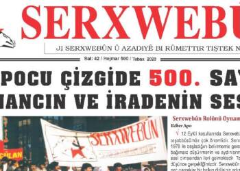 KURDİSTAN HALK TARİHİNDE BİR İLK SERXWEBÛN’UN 500. SAYISI ÇIKTI