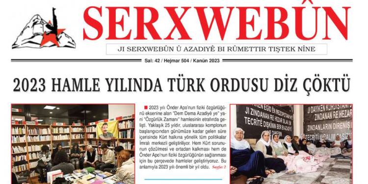 SERXWEBÛN GAZETESİ’NİN ARALIK AYI SAYISI ÇIKTI