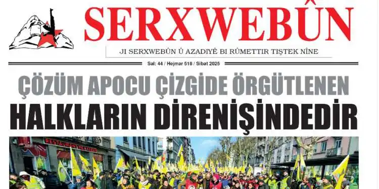 SERXWEBÛN’UN 2025 OCAK AYI SAYISI ÇIKTI!